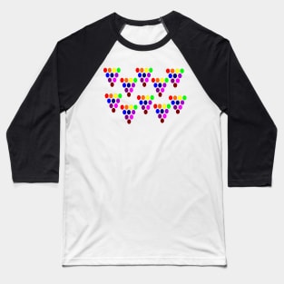 Colourful circles Baseball T-Shirt
